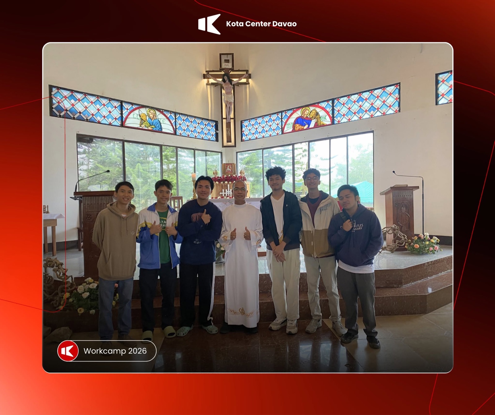 KOTA Workcamp participants visiting a local community